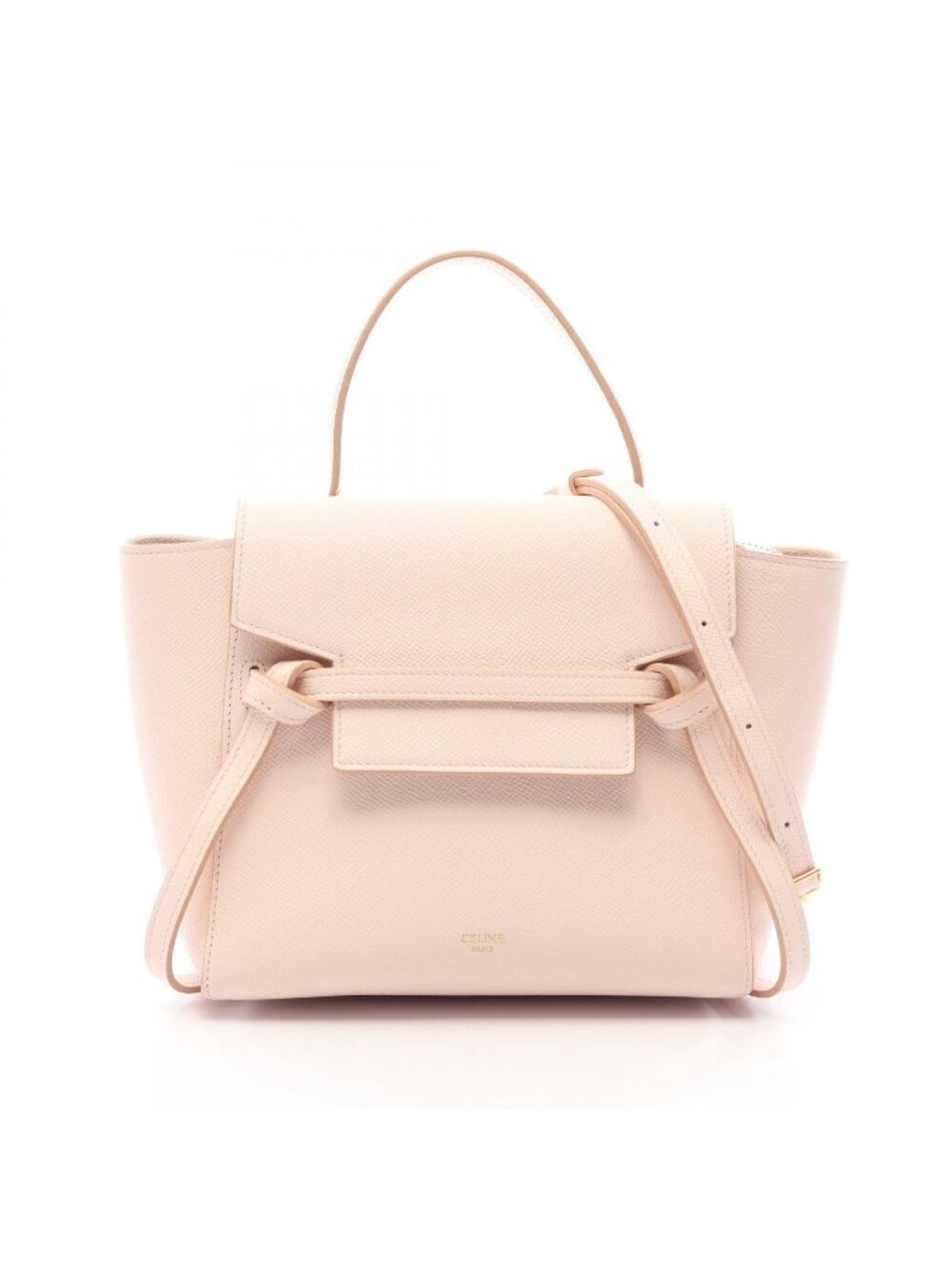 Celine Belt Bag Nano 2-Way Baby Pink Leather